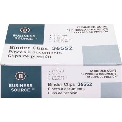 Business Source Fold-back Binder Clips1