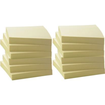 Business Source Yellow Adhesive Notes1