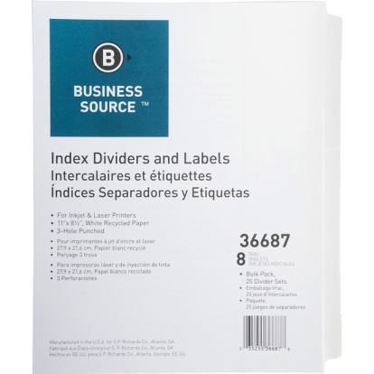 Business Source Punched Laser Index Dividers1