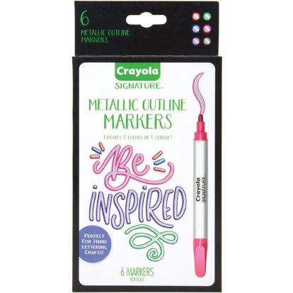 Crayola Metallic Outline Paint Markers1
