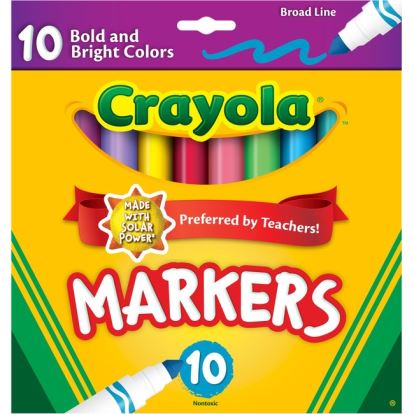 Crayola Bright/Bold Broad Line Markers1