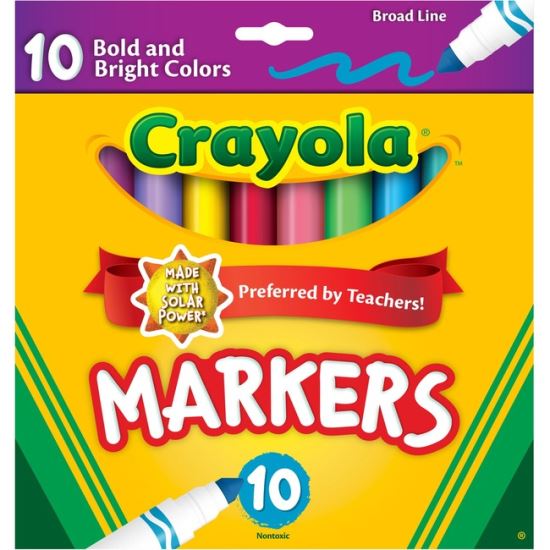 Crayola Bright/Bold Broad Line Markers1