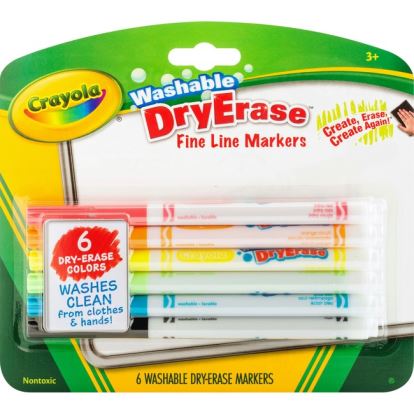 Crayola Washable Dry Erase Fine Line Markers1