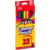 Colored Pencils, 12 Assorted Lead/Barrel Colors, 12/Set3