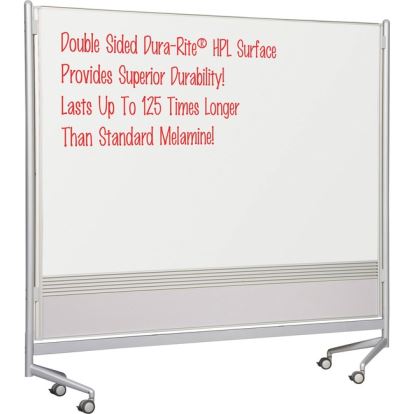 MooreCo Mobile Dry-erase Double-sided Partition1