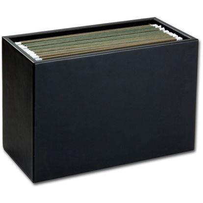Dacasso Classic Leather Hanging File Folder Box1