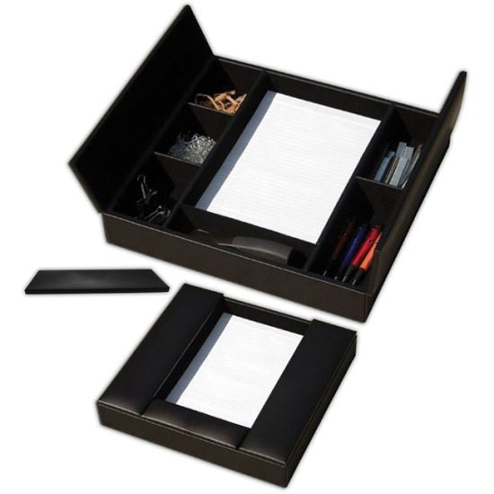 Dacasso Leatherette Enhanced Conference Room Organizer1