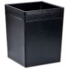 Dacasso Crocodile Embossed Leather Waste Basket1