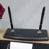 Dacasso Crocodile Embossed Black Leather Pen Stand5