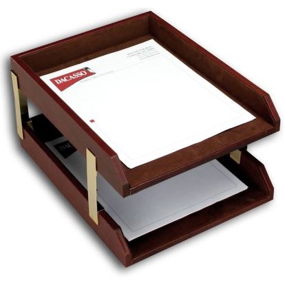 Dacasso Double Front Load Letter / Legal Trays1