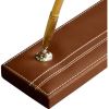 Dacasso Rustic Leather Pen Stand2