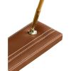 Dacasso Rustic Leather Pen Stand3