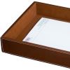 Dacasso Rustic Leather Legal-Size Letter Tray2