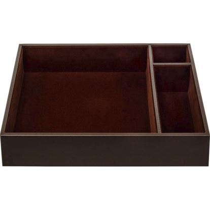 Dacasso Leatherette Conference Room Organizer Tray1
