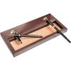 Dacasso Leather Double Pen Stand2