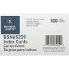 Business Source Ruled White Index Cards2