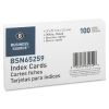 Business Source Ruled White Index Cards6