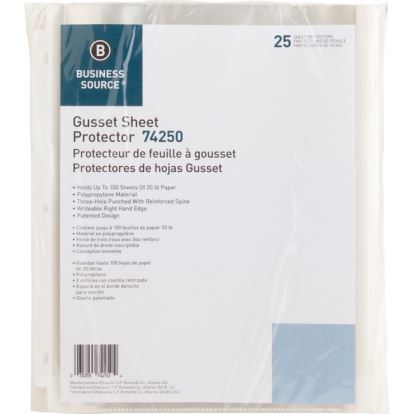 Business Source Heavy-duty Sheet Protectors1