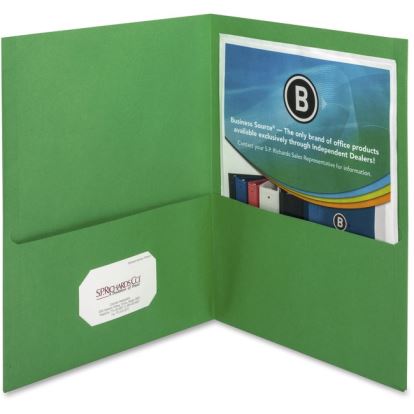 Business Source Letter Recycled Pocket Folder1