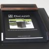 Dacasso Walnut & Leather Letter Tray3