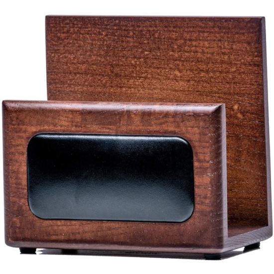 Dacasso Walnut & Leather Letter Holder1