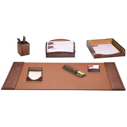 Dacasso Embossed Leather Desk Set1