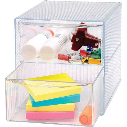 Business Source 2-drawer Storage Organizer1