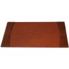 Protacini Cognac Brown Italian Patent Leather 3-Piece Desk Set3