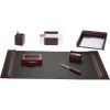 Dacasso Rosewood & Leather Desk Set1