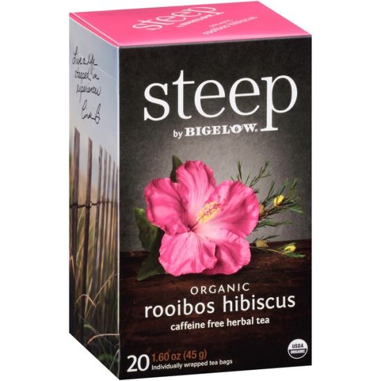 Bigelow Rooibos Hibiscus Herbal Tea Bag1