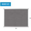 Bi-silque Ayda Fabric 24"W Bulletin Board7