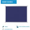 Bi-silque Ayda Fabric 24"W Bulletin Board4