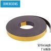 MasterVision 1"x50' Adhesive Magnetic Tape3
