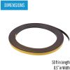 MasterVision 1/2" Adhesive Magnetic Roll Tape2
