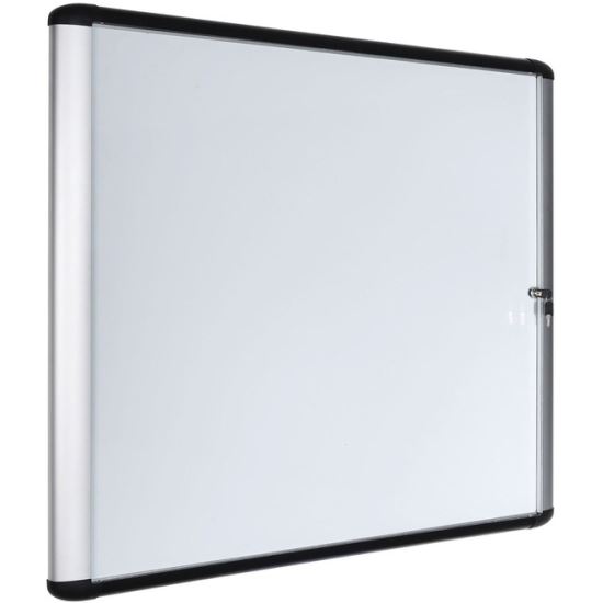 MasterVision Swing Door Enclosed Dry-erase Board1