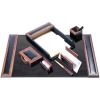 Dacasso Walnut & Leather Desk Set3