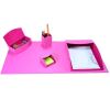 Dacasso 5-piece Home/Office Leather Desk Accessory Set1