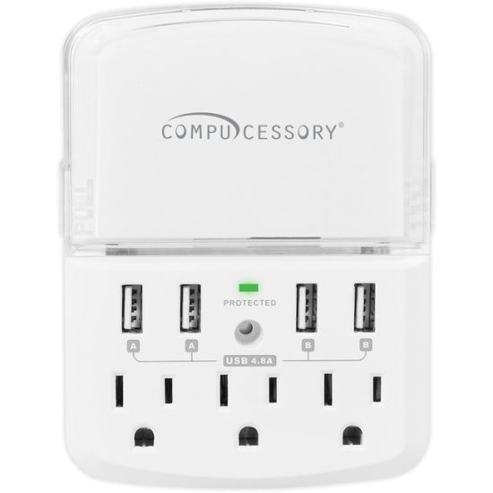 Compucessory Wall Charger Surge Protector1