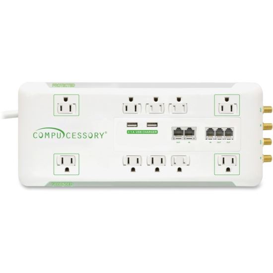 Compucessory Slim 10-Outlet Surge Protector1