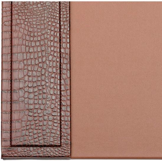 Dacasso Crocodile Embossed Side-Rail Desk Pad1