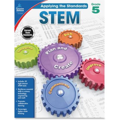 Carson Dellosa Education Grade 5 Applying the Standards STEM Workbook Printed Book1