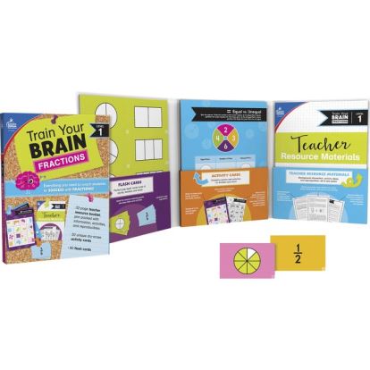 Carson Dellosa Education Train Your Brain Fractions Classroom Kit1