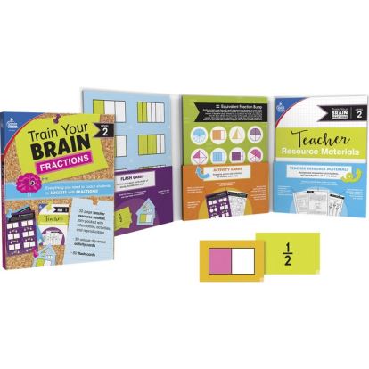 Carson Dellosa Education Train Your Brain Fractions Classroom Kit1