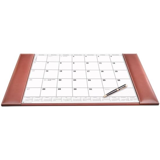 Dacasso Rustic Leather Calendar Desk Pad1