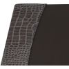 Protacini Castlerock Gray Italian Patent Leather 34" x 20" Side-Rail Desk Pad5