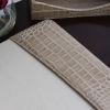 Protacini Breeze Beige Italian Patent Leather 34" x 20" Side-Rail Desk Pad7