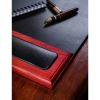 Dacasso Rosewood & Leather Side-Rail Desk Pad3