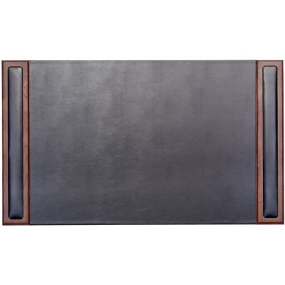Dacasso Walnut & Leather Side-Rail Desk Pad1