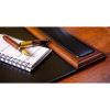 Dacasso Walnut & Leather Side-Rail Desk Pad4