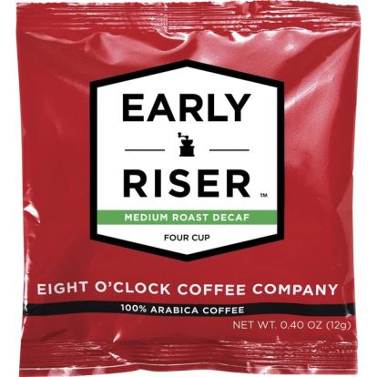 EIGHT O'CLOCK Pouch Early Riser Decaf Coffee1